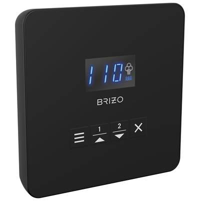 Brizo Other Mystixe Square Steam Control - Matte Black by Brizo