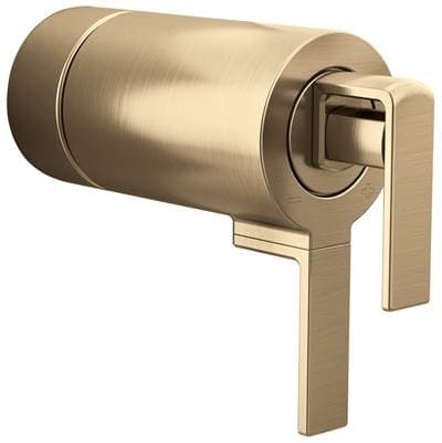 Brizo Tempassure Thermostatic Valve Trim Handle Kit - Gap Lever - Luxe Gold by Brizo