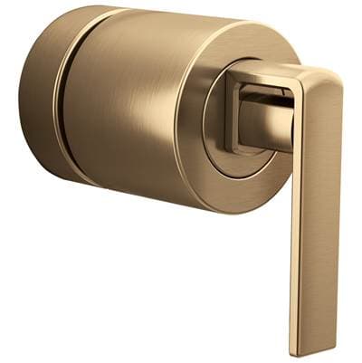 Brizo Sensori Thermostatic Valve Trim Handle Kit - Gap Lever - Luxe Gold