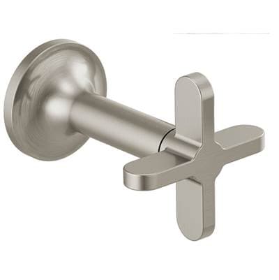 Brizo Odin Wall Mount Lavatory Cross Handles - Brushed Nickel by Brizo