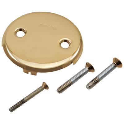 Brizo Other Toe-operated Overflow Plate with Screws - Polishedgold