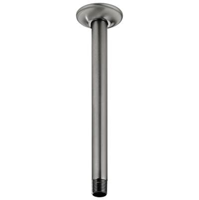 Brizo Universal Showering 10'' Ceiling Mount Shower Arm and Round Flange - Luxe Steel