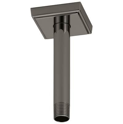 Brizo Allariae 6'' Ceiling Mount Shower Arm and Flange - Brilliance Black Onyx by Brizo