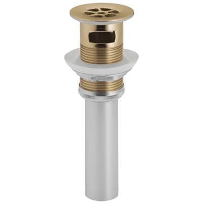 Brizo Other Grid Strainer with Overflow - Luxe Gold by Brizo