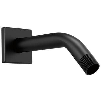 Brizo Universal Showering 7'' Linear Square Wall Mount Shower Arm and Flange - Matte Black by Brizo