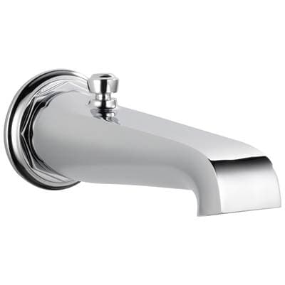 Brizo Rook Tub Spout - Pull-up Diverter - Chrome by Brizo