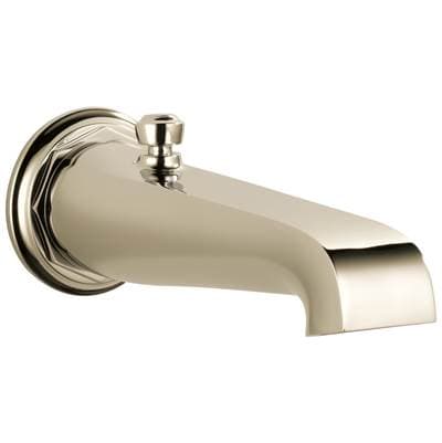 Brizo Rook Tub Spout - Pull-up Diverter - Polished Nickel