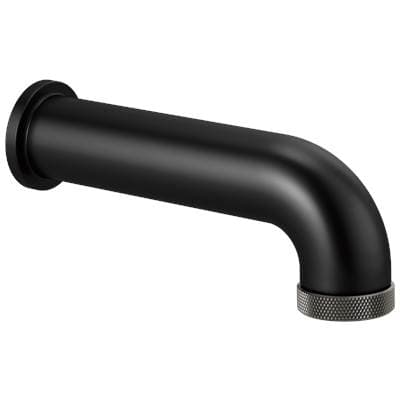 Brizo Litze Litze Diverter Tub Spout - Matte Black with Luxe Steel