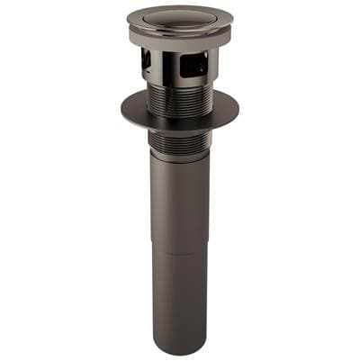 Brizo Other Push Button Pop-up Lavatory Drain with Overflow - Brilliance Black Onyx by Brizo