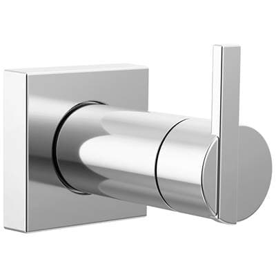 Brizo Sensori Volume Control Trim with Lunar Handle Polished - Chrome