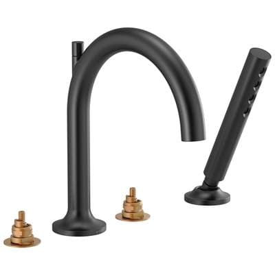 Brizo Jason Wu for Brizoe Roman Tub Faucet with Handshower - Less Handles - Matte Black by Brizo