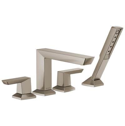 Brizo Vettis Roman Tub Faucet with Handshower - Luxe Nickel by Brizo