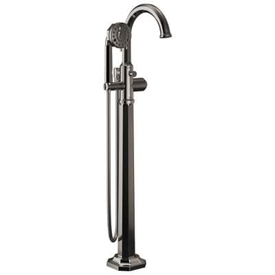 Brizo Beaucleree Single-handle Freestanding Tub Filler - Less Handle - Brilliance Black Onyx