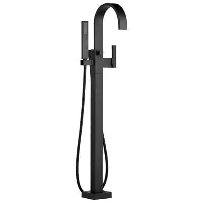 Brizo Siderna Single-handle Freestanding Tub Filler - Matte Black by Brizo