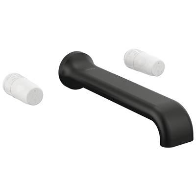 AllariaE Two-Handle Wall Mount Tub Filler - Less Handles