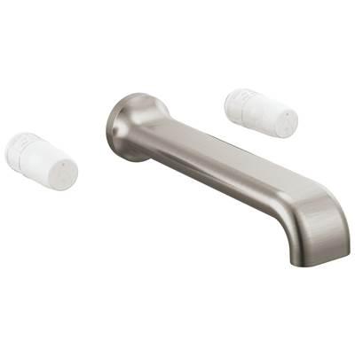AllariaE Two-Handle Wall Mount Tub Filler - Less Handles