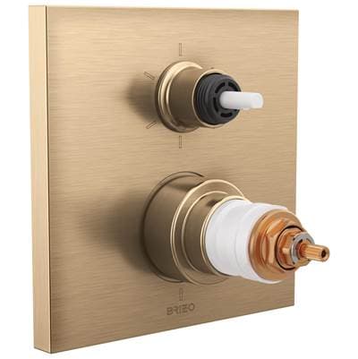 Brizo Frank Lloyd Wright Tempassure Thermostatic Valve with 6-Function Integrated Diverter Trim -...