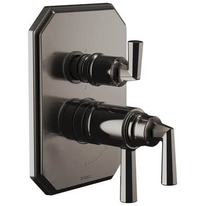 Brizo Beaucleree Tempassure Thermostatic Valve with Integrated 6-Function Diverter Trim -...