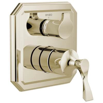Brizo Virage Pressure Balance Valve with Integrated 3-Function Diverter Trim - Polished Nickel