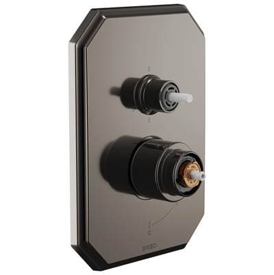 Brizo Beaucleree Pressure Balance Valve with Integrated 6-Function Diverter Trim - Less Handles -...