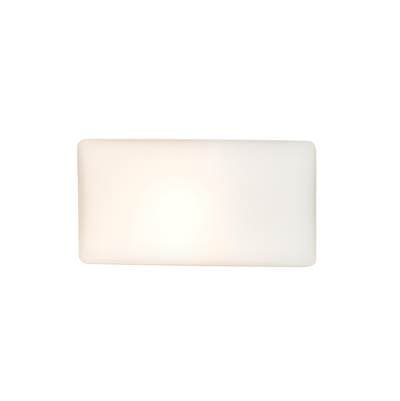 Besa Lighting Lido Vanity, Opal Matte, Chrome Finish, 1X60W Medium Base