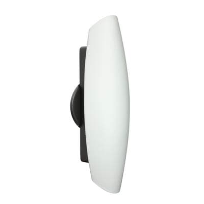 Besa Lighting Aero 16 Wall Sconce, Opal Matte, Bronze Finish, 2X60W A15 Medium Base