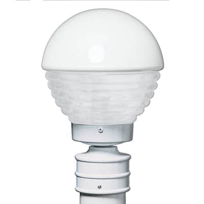 Besa Lighting Costaluz, 3061 Series Post, White 1X75W Medium Base by Besa Lighting