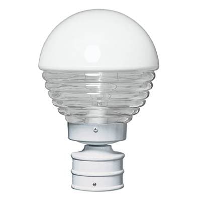Besa Lighting Costaluz, 3061 Series Post, White 1X75W Medium Base by Besa Lighting