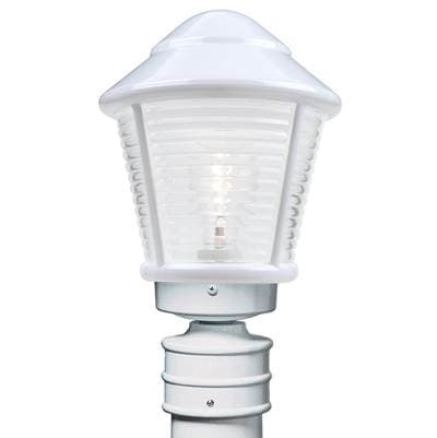 Besa Lighting Costaluz, 3100 Series Post, White 1X75W Medium Base
