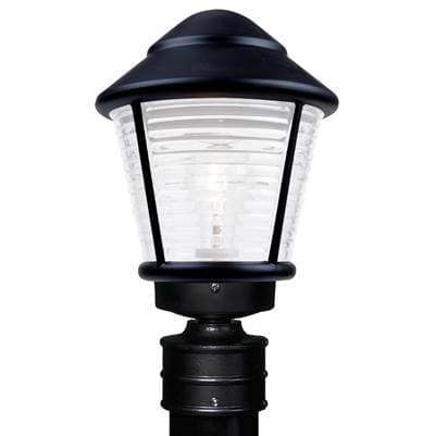Besa Lighting Costaluz, 3100 Series Post, Black 1X75W Medium Base