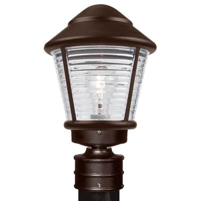Besa Lighting Costaluz, 3100 Series Post, Bronze 1X75W Medium Base by Besa Lighting