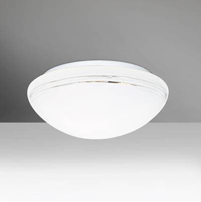Besa Lighting Bobbi 12 Ceiling, Opal Cut, 2X60W Medium Base by Besa Lighting