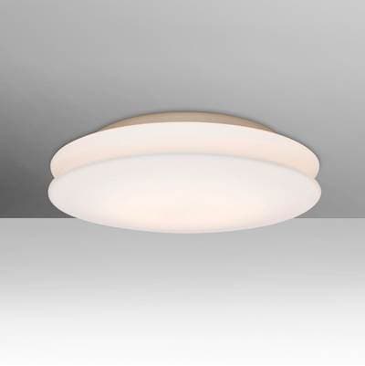 Besa Lighting Aura 12 Ceiling, Opal Matte, 1X17W Led