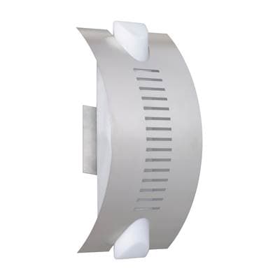 Besa Lighting Bando Sconce, Opal, Silver, 1X10W Led