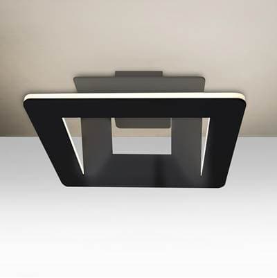 Besa Lighting Matrix Ceiling, Black Finish, 1X15W Led by Besa Lighting