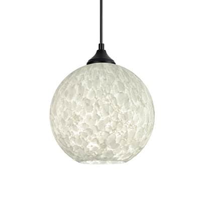 Besa Lighting Coco 8 Outdoor Pendant, Carrera, Black Finish, 1X 60W Max E26 Base by Besa Lighting