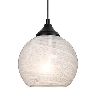 Besa Lighting Jilly Outdoor Pendant, Vapor Clear, Black Finish, 1X 60W Max E26 Base by Besa Lighting