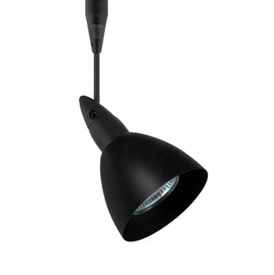 Besa Lighting Divi Spotlight, Metal Black, Black Finish, 1X50W Max Gy6.35 Base
