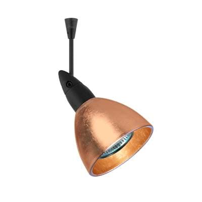 Besa Lighting Divi Spotlight, Copper Foil, Black Finish, 1X9W Led