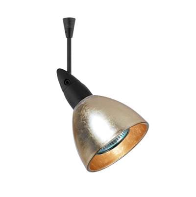 Besa Lighting Divi Spotlight, Gold Foil, Black Finish, 1X50W Max Gu5.3 Base