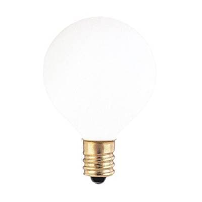 Bulbrite 10W G12 Globe White E12 130V