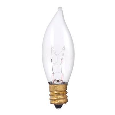 Bulbrite 15W Ca8 Flame Clear E12 120V