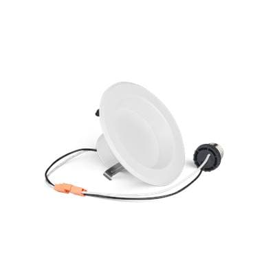 Bulbrite 12W Led 4'' High Lumen 5Cct Downlight Retrofit Smooth White Round Dimmable 90Cri 120V