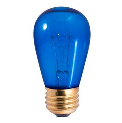 Bulbrite 11W S14 Sign Transparent Blue E26 130V