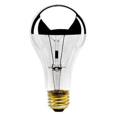 Bulbrite 100W A21 Half Chrome E26 120V by Bulbrite