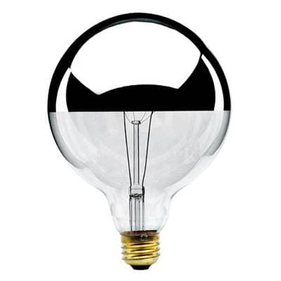 Bulbrite 100W G40 Half Chrome E26 120V