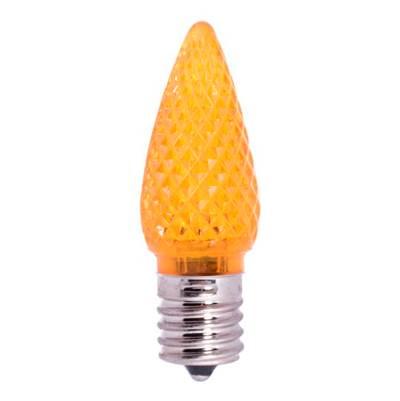 Bulbrite 0.6W Led C9 Orange E17 120V