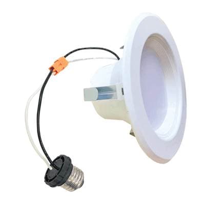 Bulbrite 9W Led 4'' Downlight Retrofit 4000K White Round Dimmable Ja8 120V by Bulbrite