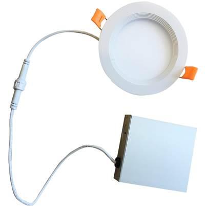 7W Led 3'' Recessed Downlight W/ Metal Jbox and Baffle White Round Dimmable 90Cri 4000K 120V by Bulbrite