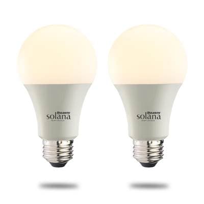 Bulbrite Smart Led Wifi Bulb 8W A19 White Light 60W Equivalent 2Pk - Frosted